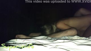 While my husband is entertaining guests , his friend fucks me in the bedroom and cums in my pussy