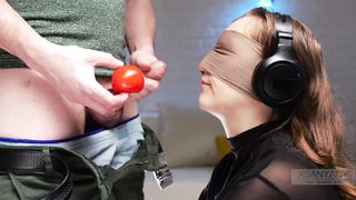 omg...My BEST FRIEND offered to Play the TASTE GAME but Tricked me into feeding me CUM - XSanyAny