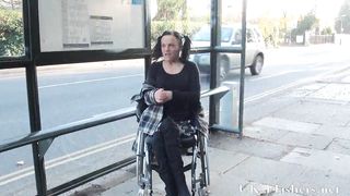 Paraprincess public nudity and handicapped pornstar flashing