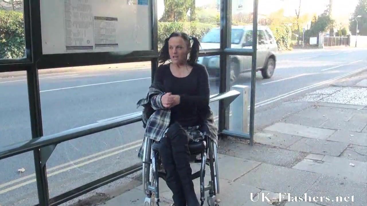 Paraprincess public nudity and handicapped pornstar flashing