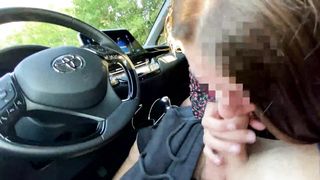 A Whore From Tinder Fucks In The Car. With Conversations