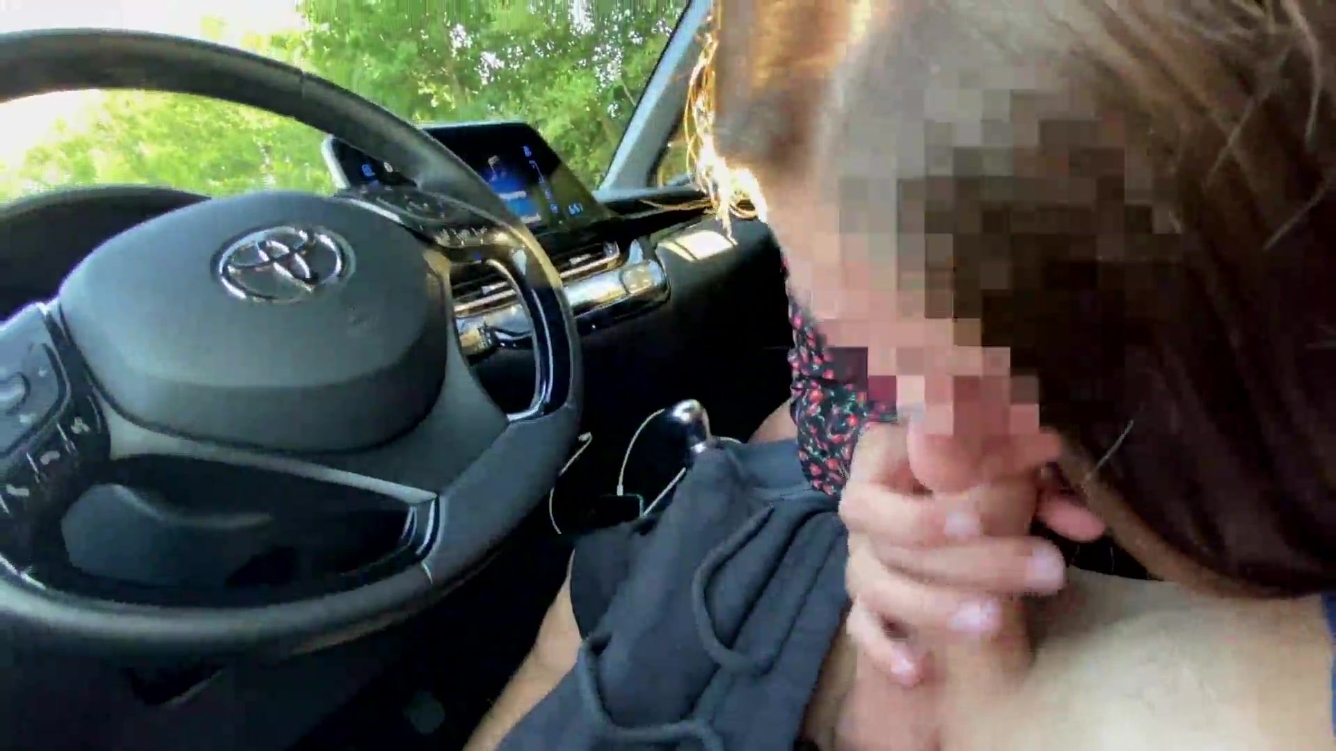 A Whore From Tinder Fucks In The Car. With Conversations