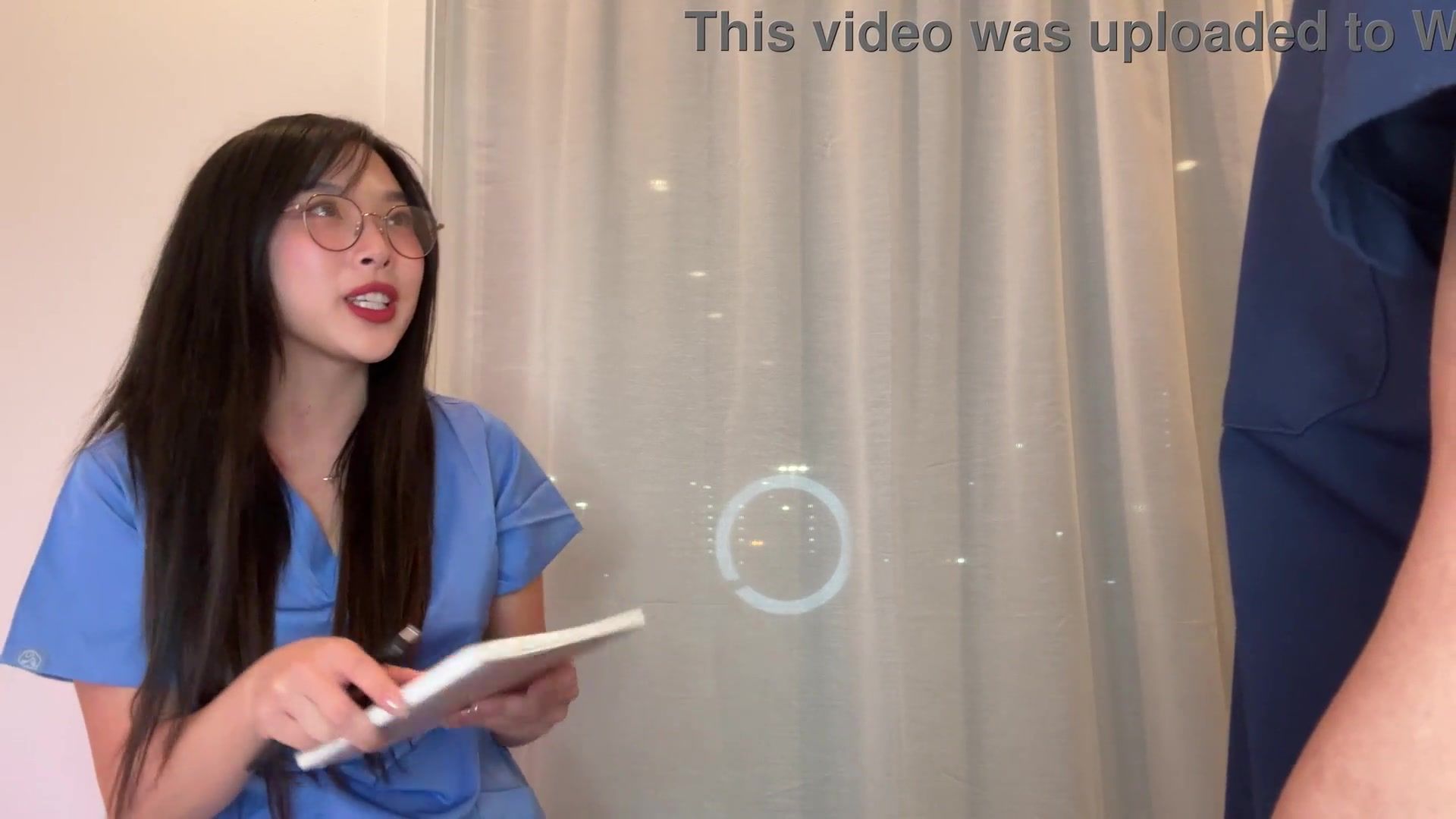 Creepy Doctor Convinces Young Medical Intern Korean Girl to Fuck to Get Ahead