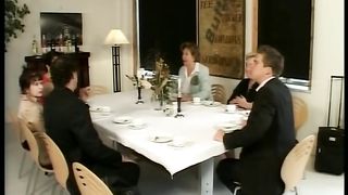 Blonde haired grandma gets lucky