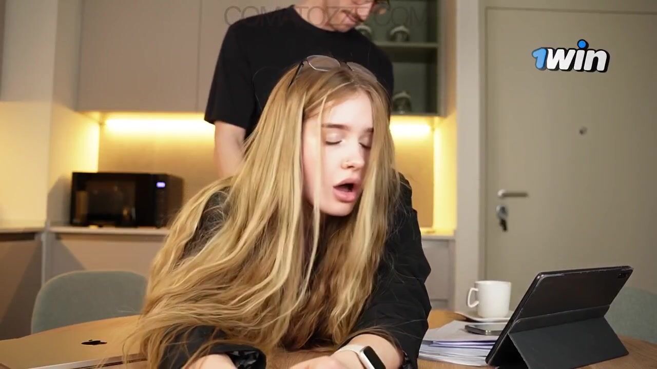 Comatozze Sex Tape Secretary Tease Gone Wild in Office Video