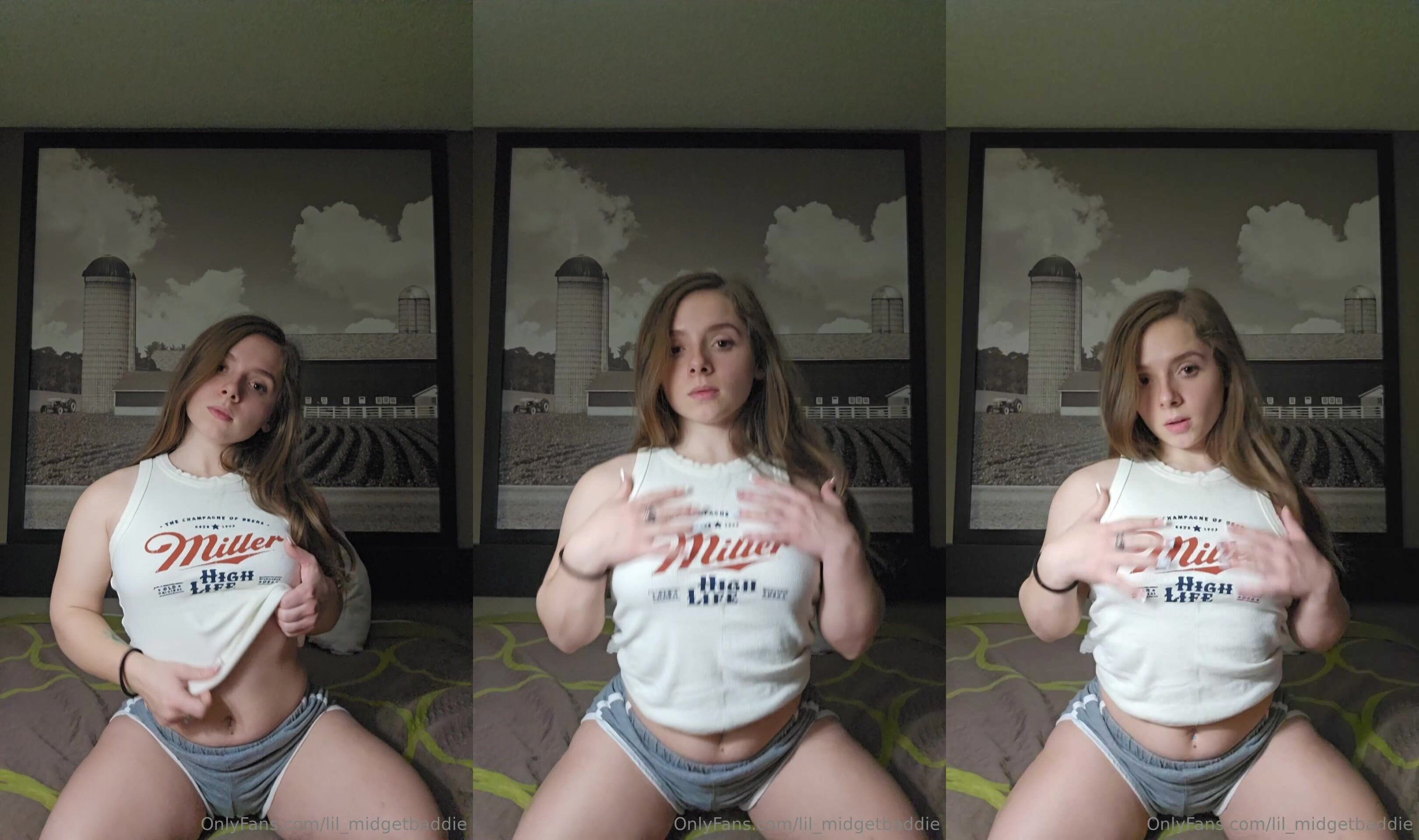 Lil_midgetbaddie Teasing Juicy Tits Onlyfans Leak