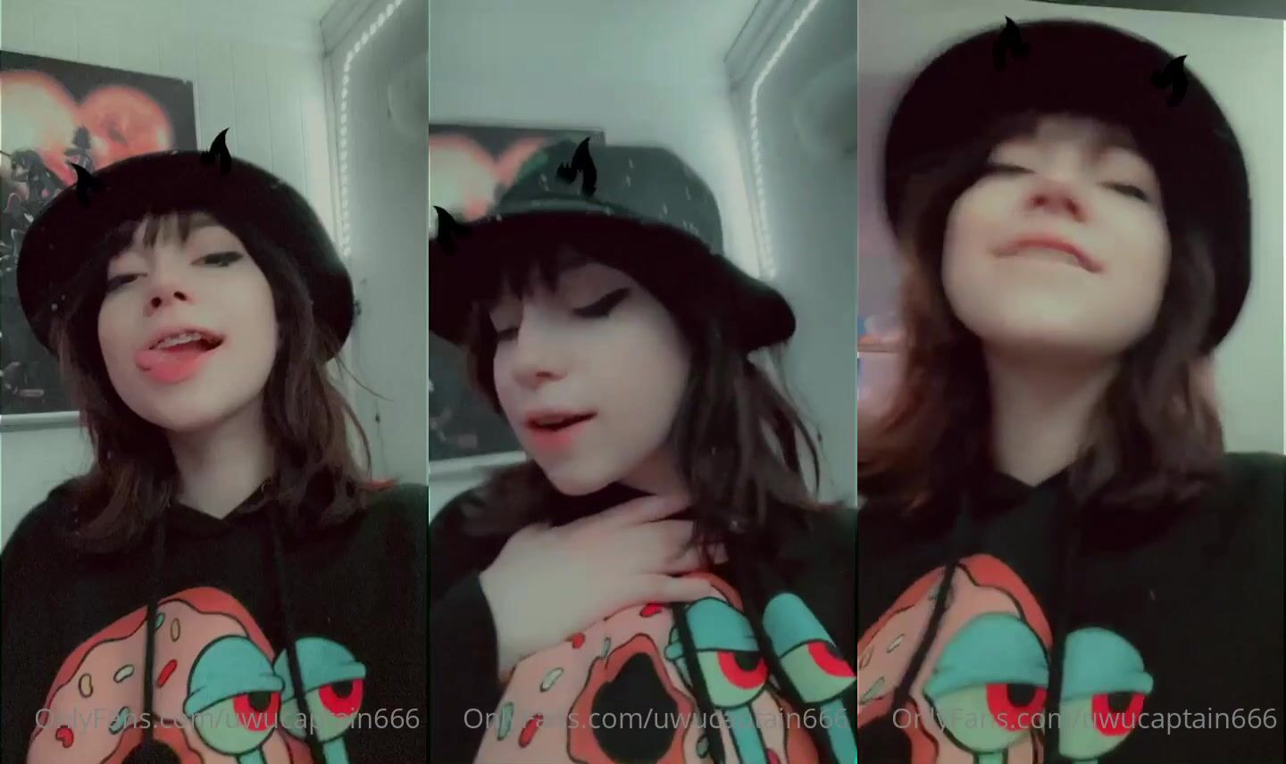 uwucaptain666 Teases Her Huge Melons in Leaked Nudes Video