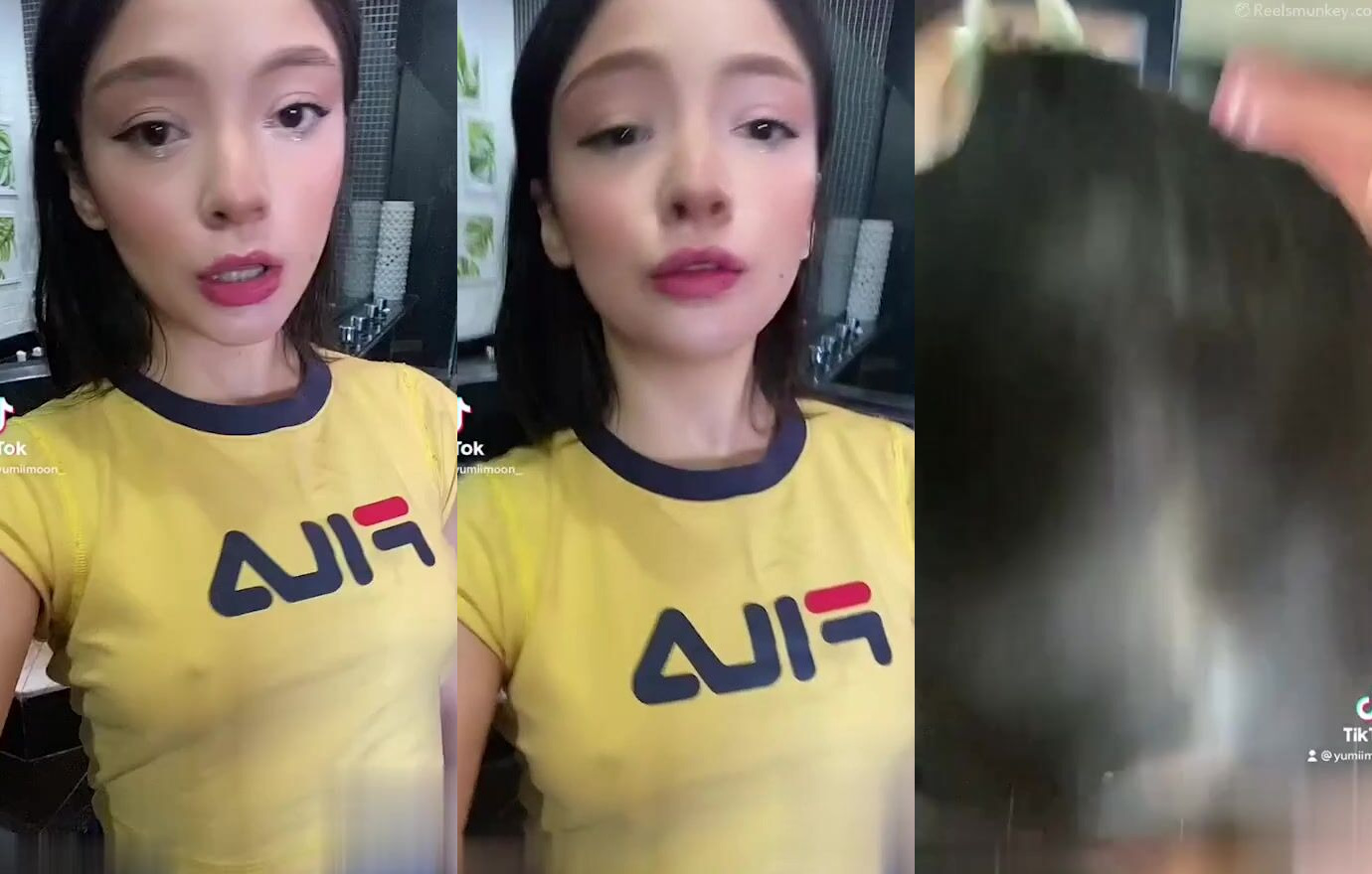 Cute YumiMoon_ Goes Nude And Make TikTok Topless