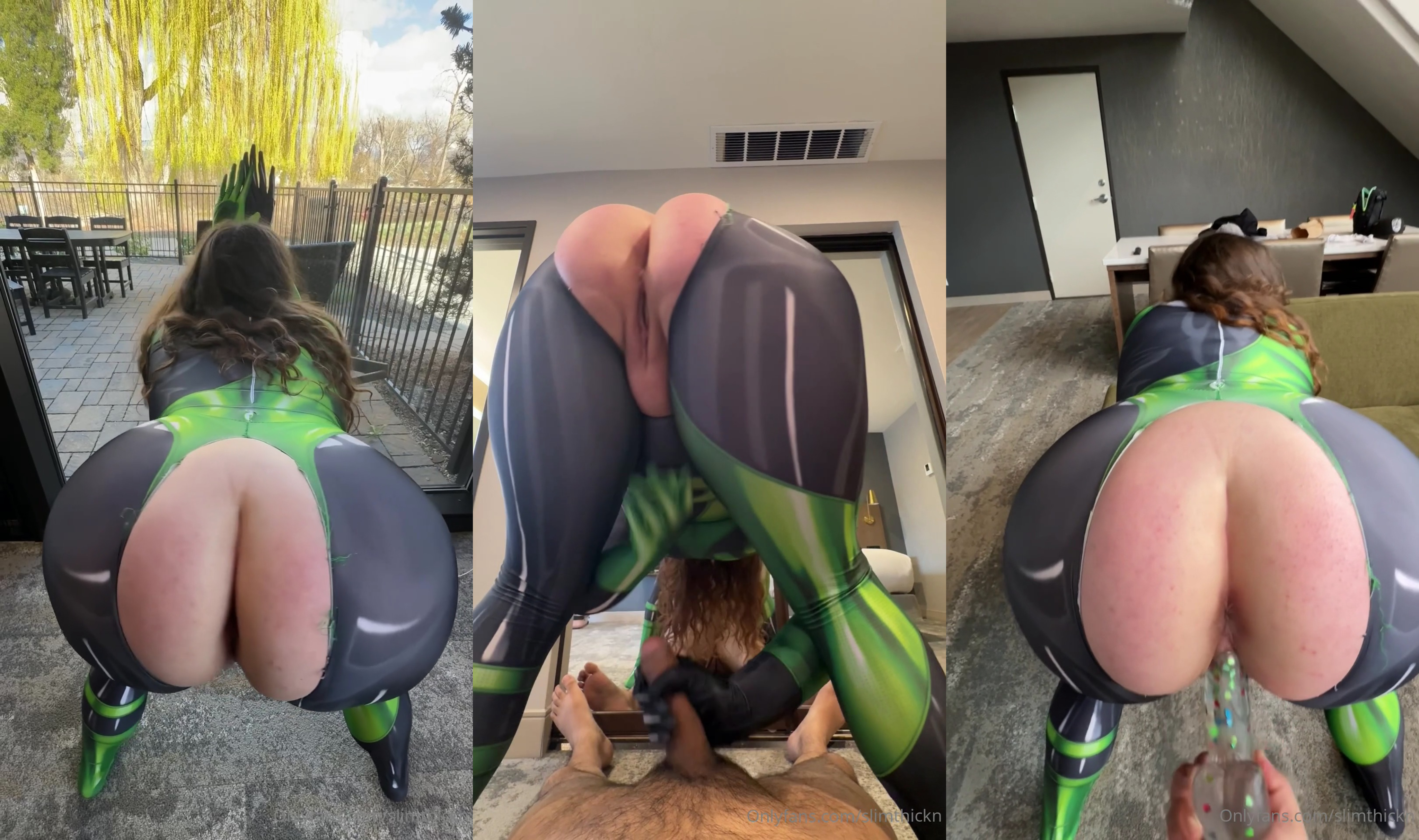 SlimThickn's Shego Cosplay Creampie Sex Tape