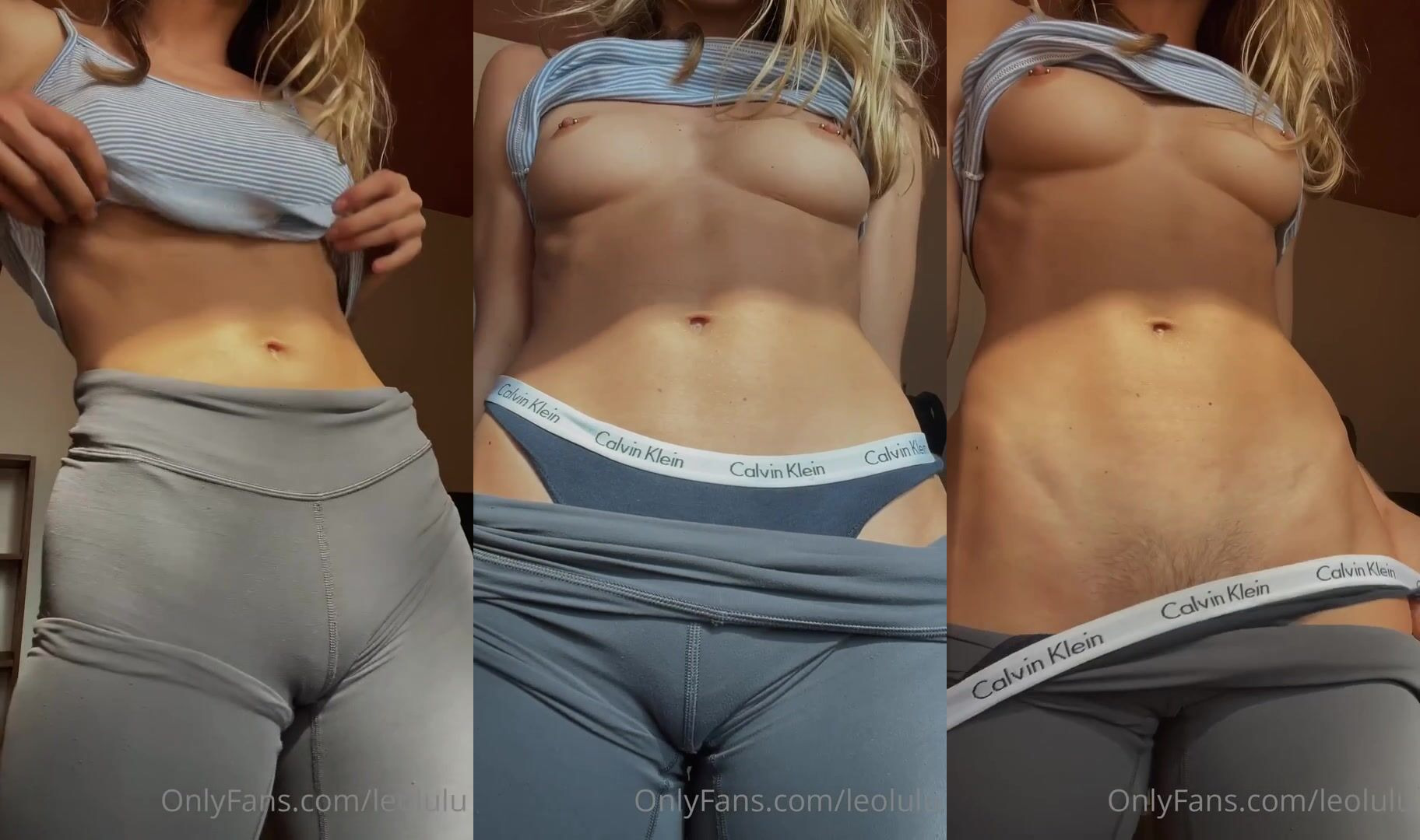 Leolulu Teases Her Sweaty Athletic Body in Leaked OnlyFans Video