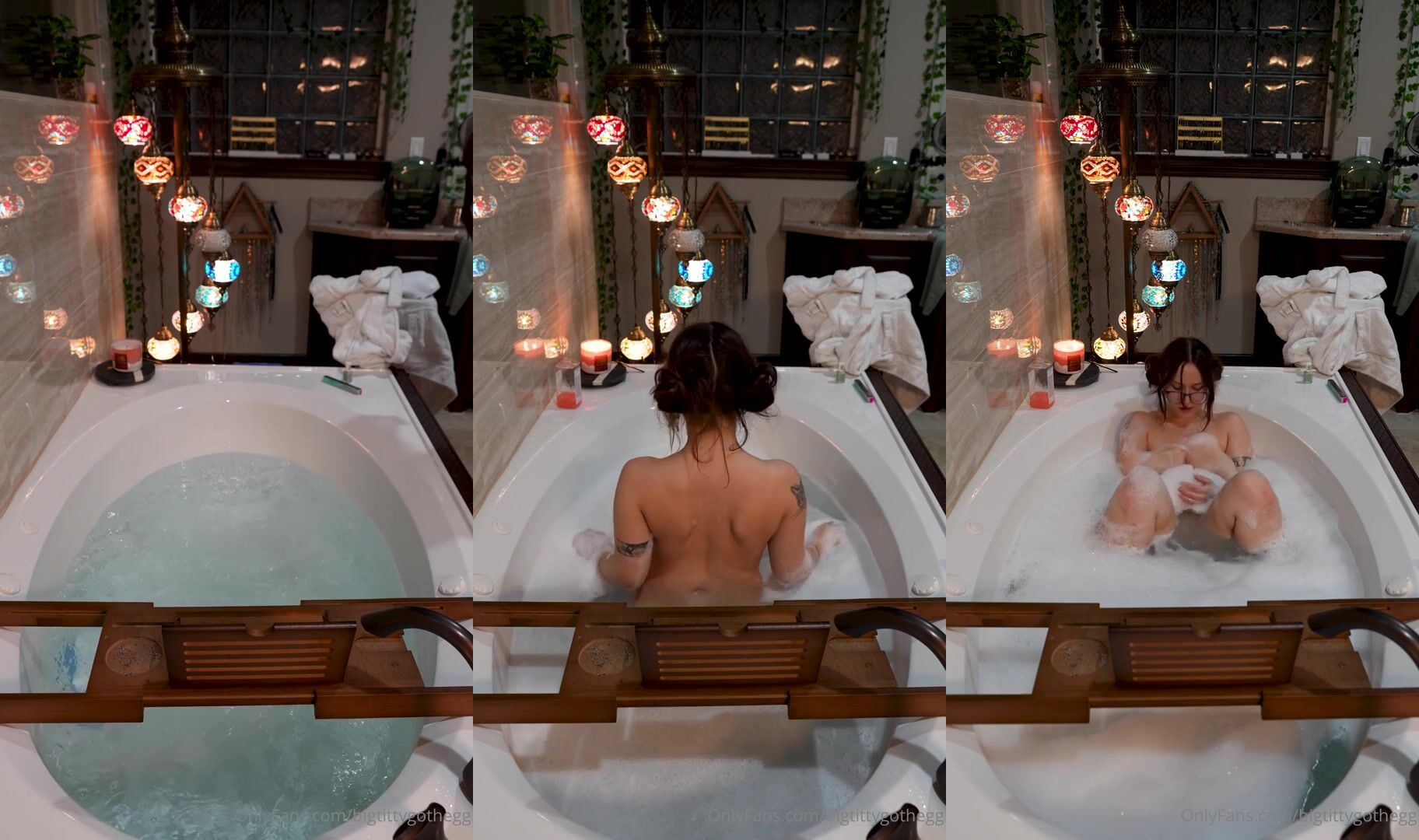 BigTittyGothEgg Teases in Steamy Jacuzzi Solo Play Video