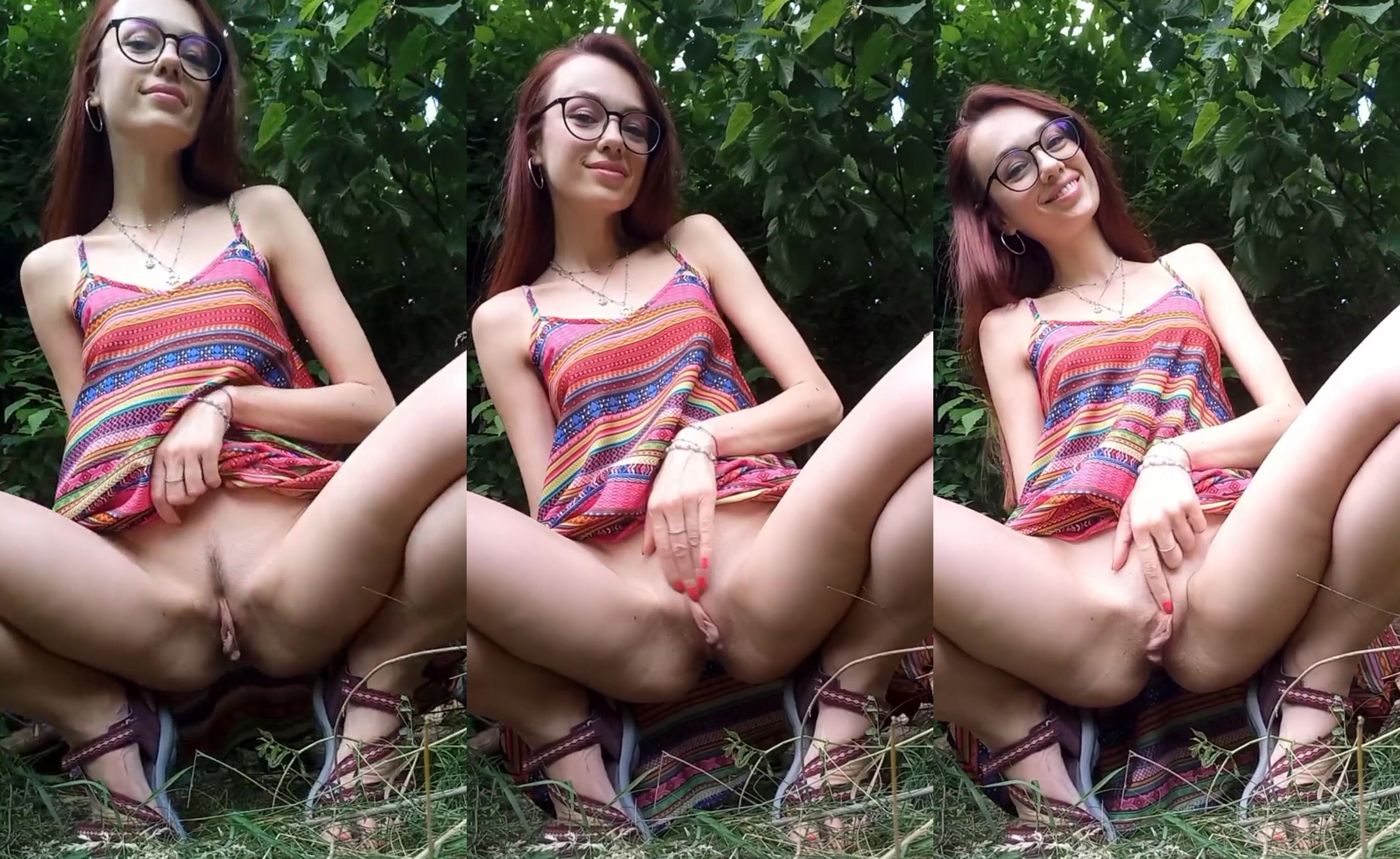 Letting her out in nature