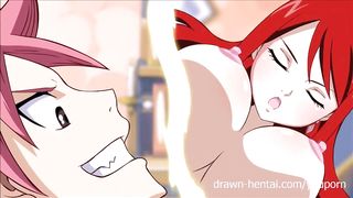 Fairy Tail XXX - Natsu and Erza... and Lucy!