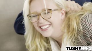 TUSHY First Anal For Blonde Samantha Rone