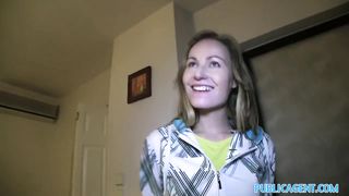 PublicAgent Amateur blonde fucks big cock