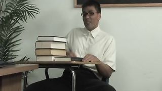 Horny chicks hungry for a nerd's cock