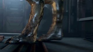 Monster grabbed the girl and have sex