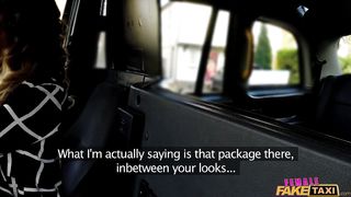FemaleFakeTaxi Fat cock stretches pussy in UK