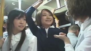 The bus was so hot - Japanese bus 4