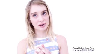 Teenie Teen, 18, fucked during casting audition