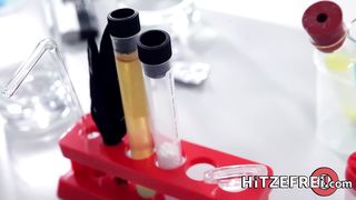 HITZEFREI Dr Mia Blow masturbates in the office