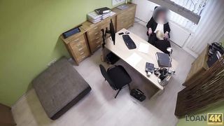LOAN4K. Adorable miss has spontaneous sex for cash with loan manager