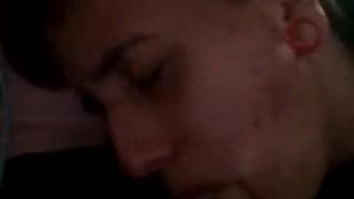 Girlfriend sucks my cock