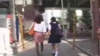 Good friend mother and girl take a bus 5