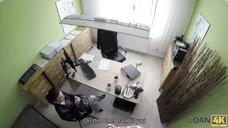 LOAN4K. Frances gets a credit thanks to her beauty and sex skills