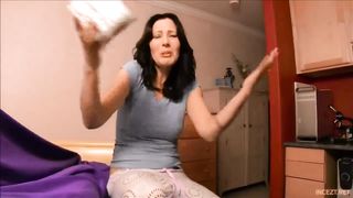 Milf Jerks StepSon Off and Gets a Surprise Facial