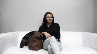 Super Hot Brunette at Czech Casting