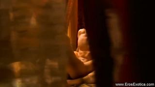 Lovely Couple On A Kamasutra Massage