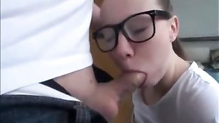 Glasses Young Step-Sister fucked by Step-BrotherX