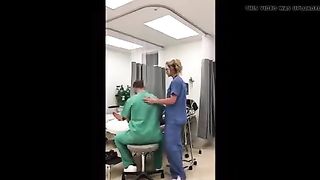 Sexy Nurse Having Fun at Work
