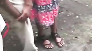 Huge! Big Black Dick Flash in Public Bus Stop