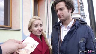 GERMAN SCOUT - ROUGH ANAL FOR SKINNY MILF AT STREET CASTING