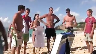 Young Lesbians at the Beach