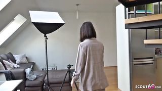 GERMAN SCOUT - CUTE COLLEGE TEEN SARA TALK TO FIRST ANAL AT STREET CASTING