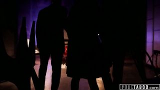 PURE TABOO Emily Willis Submits for Her 2 Dom Daddies