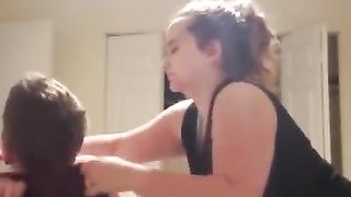 Mommy's boy pegging porn