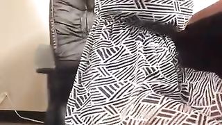 Quick orgasm at work