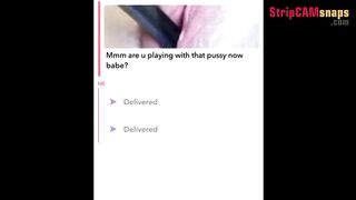Sexting On Snapchat With Horny Girls