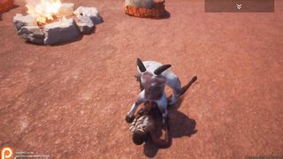 Wild Life game furry 3d animation goat human sex woman