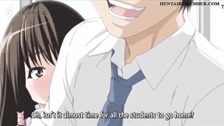the pervert teacher plays with the schoolgirl | Hentai
