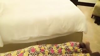 Indian Couple on Honymoon in hotel