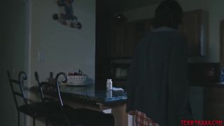 Frightened babe dominated and banged by masked creep