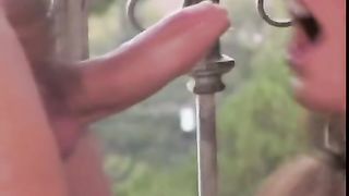 Ana Nova fucks his cock till he pops