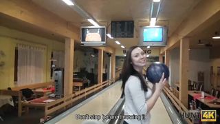 HUNT4K. Pretty girl fucked for money in front of BF and other people