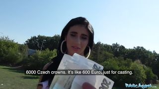 Public Agent Hot busty Romanian beauty fucked to orgasm for cash