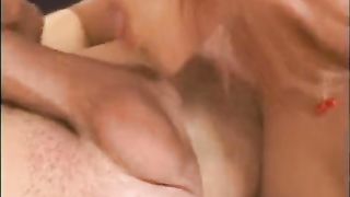 Give her a cock and watch her squirt